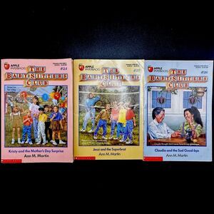 Vintage Baby Sitters Club Books Lot Of 3 Ann M Martin Scholastic 24 26 27